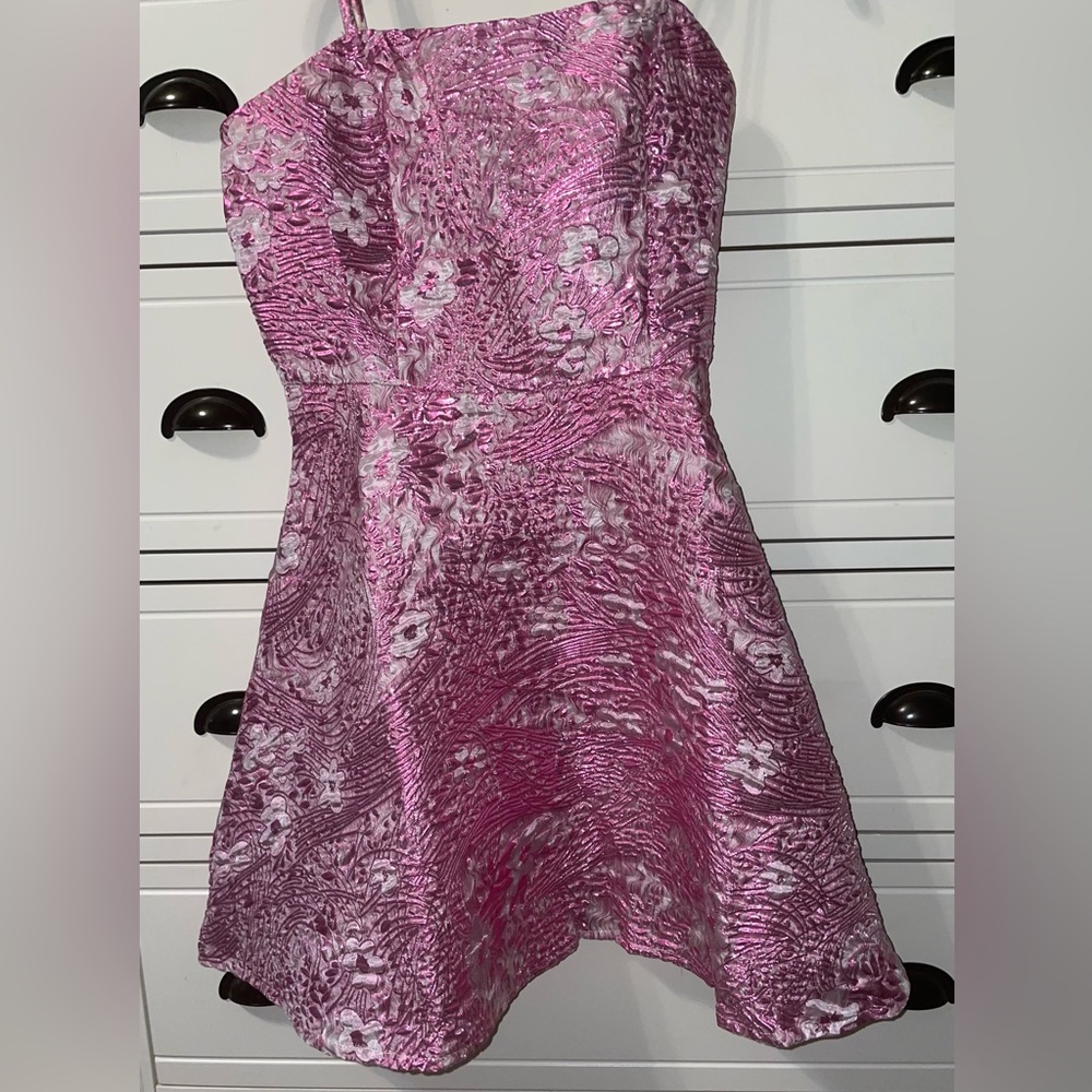 Lulus Pink Floral Dress